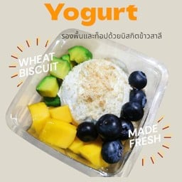 กรีกโยเกิร์ต อะโวคาโด มะม่วง บลูเบอรี่