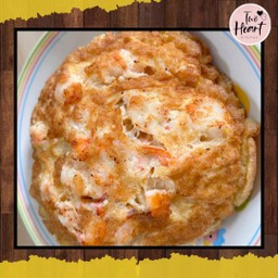 ข้าวไข่เจียวกุ้งสับ