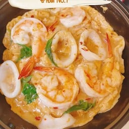 ข้าวห่อหมกทะเลไข่ข้น