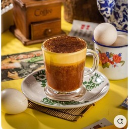 D88 กาแฟไข่เวียดนาม (ท็อปครีมไข่ด้านบน)