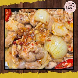 ข้าวราดผัดพริกเผา