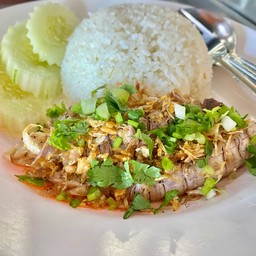 ข้าวกั้งกระเทียม