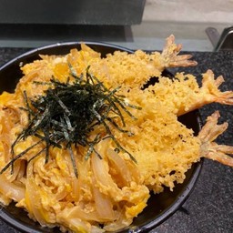 ข้าวคัตสึด้งกุ้งทอด