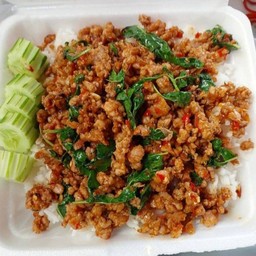 ข้าวกระเพราหมูสับ