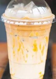 นมสด คาราเมลเย็น