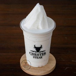 มะพร้าวปั่นนมสด