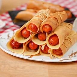 ไส้กรอกไก่หนังกรอบ