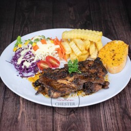 สเต็กไก่พริกไทยดำ