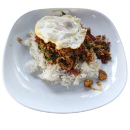 ข้าวกะเพราหมูสับ+ไข่ดาว