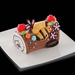 มินิเค้กขอนไม้ช็อกโกแลต