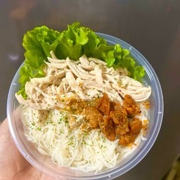 เส้นหมี่ไก่ฉีก