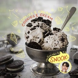 Cookies & Cream Ice Cream Scoop (80G)