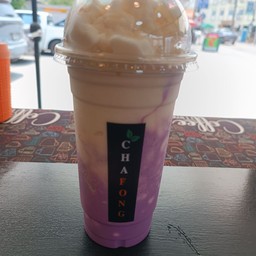 นมหมีเผือกปั่น