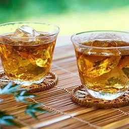 🌾🍵Mugicha (ชาข้าวบาร์เลย์) ชงเย็นใส่แก้วพร้อมน้ำแข็ง20onz.