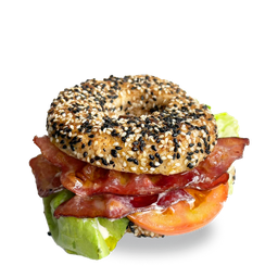 Bacon Lettuce Tomato (BLT) Bagel Sandwiches
