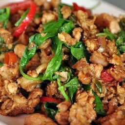 ผัดกระเพราหมู