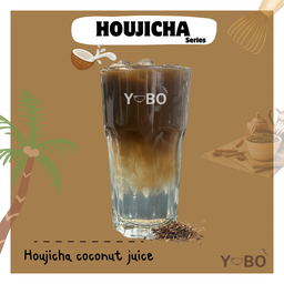 โฮจิฉะน้ำมะพร้าว Houjicha coconut juice