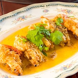 กุ้งก้ามกรามทอดเกลือ