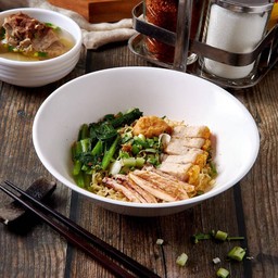 บะหมี่ปูหมูกรอบ