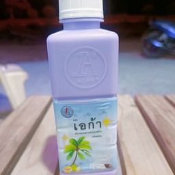 เต้าฮวยนมสดผสมวุ้นมะพร้าวรสเผือก