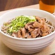 Soba-Cool-Pork-400g โซบะเย็น+เนื้อหมู 冷やし豚肉そば400