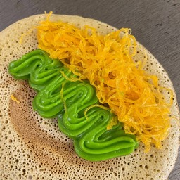 คัสตาร์ดสังขยา+ ฝอยทอง