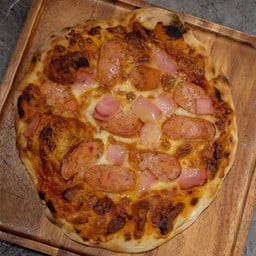 Ham & Sausage pizza