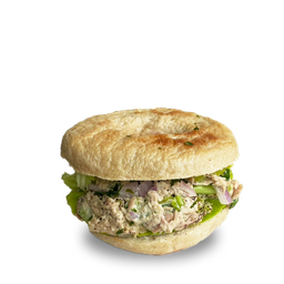 Tuna Salad Bagel Sandwiches