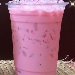 นมชมพูเย็น