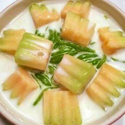 ลอดช่องวัดเจษฯ ใส่แตงไทย