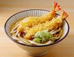 Udon-Cool-Srimp Tempura2P-300g อุด้งเย็น+กุ้งเทมปุระ 冷やしえび天ぷらうどん300