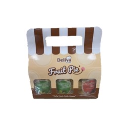 เซ็ตมินิฟรุตพายไส้สตรอเบอร์รี่ 3 กระปุก