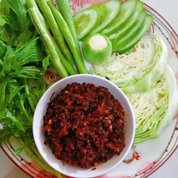 น้ำพริกเห็ดหอมเจ