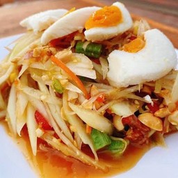 ตำไทยไข่เค็ม