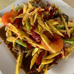 ตำมะม่วงปูปลาร้า