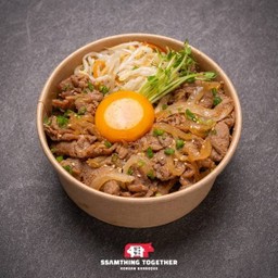 ข้าวหน้าเนื้อผัดซอสผลไม้