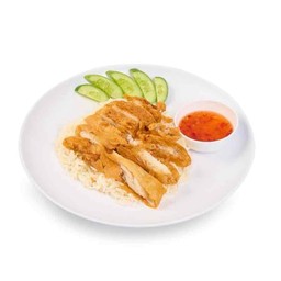 ข้าวมันไก่ทอด