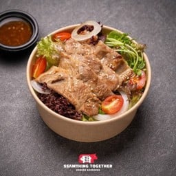 สลัดหมูย่างเกาหลี