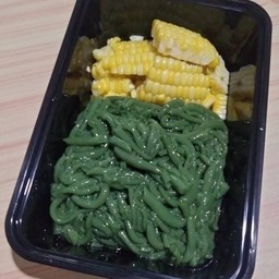 ลอดช่อง ข้าวโพด น้ำกะทิ