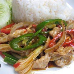 ผัดพริกหมู