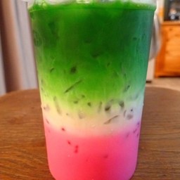 ทูโทน ชาเขียว&นมชมพู