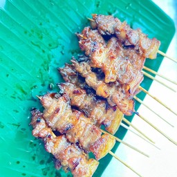 ป้านวยหมูปิิ้ง ข้าวกล่อง กระเพรา