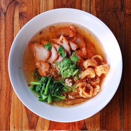 บะหมี่หมูแดง (ไม่เกี๊ยว)