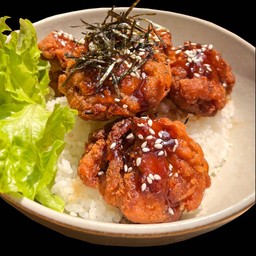 ข้าวหน้าไก่คาราเกะ