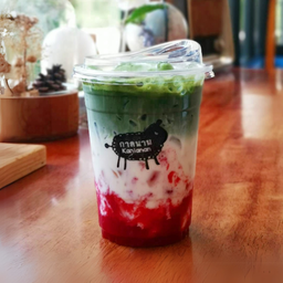 มัทฉะ ซอสแยมสตรอว์เบอร์รี