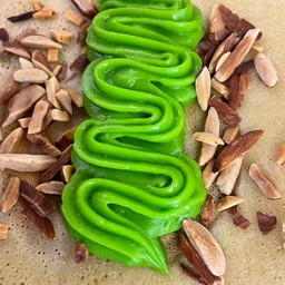 คัสตาร์ดสังขยา+ อัลมอนด์