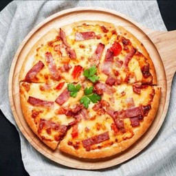 แฮมเบคอนชีส ถาดกลาง 6 ชิ้น