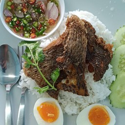 ข้าวปลาแกะ (กล่องกลม)