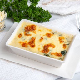 ผักโขมอบชีส