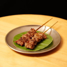 เนื้อย่าง ข้าวคั่ว